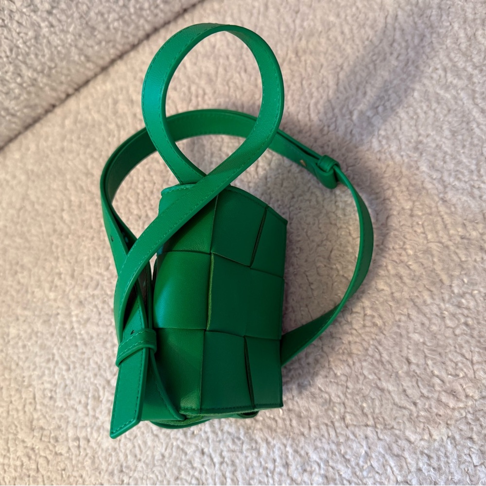 Bottega Veneta Green Messenger Bag